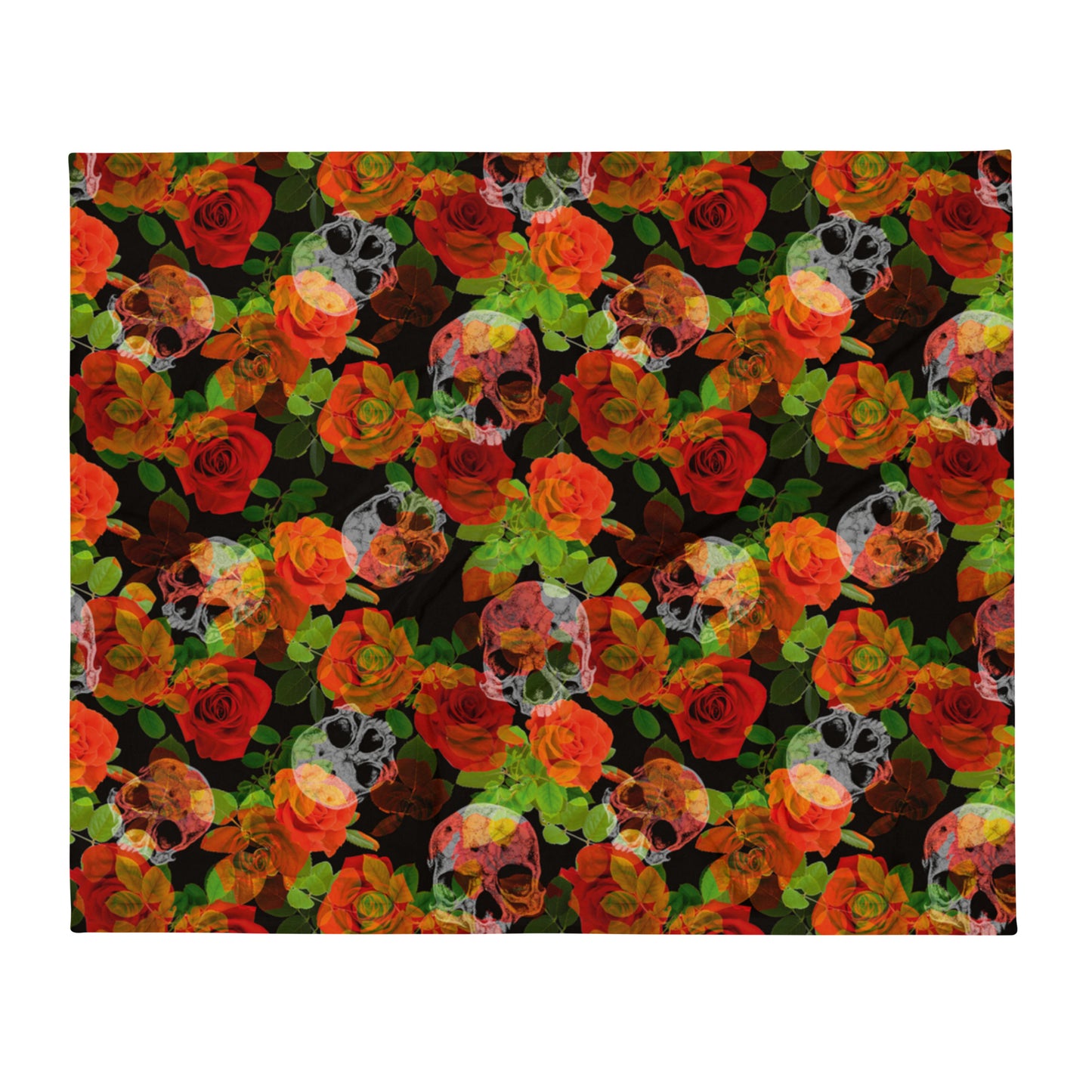 Skull Trip Throw Blanket