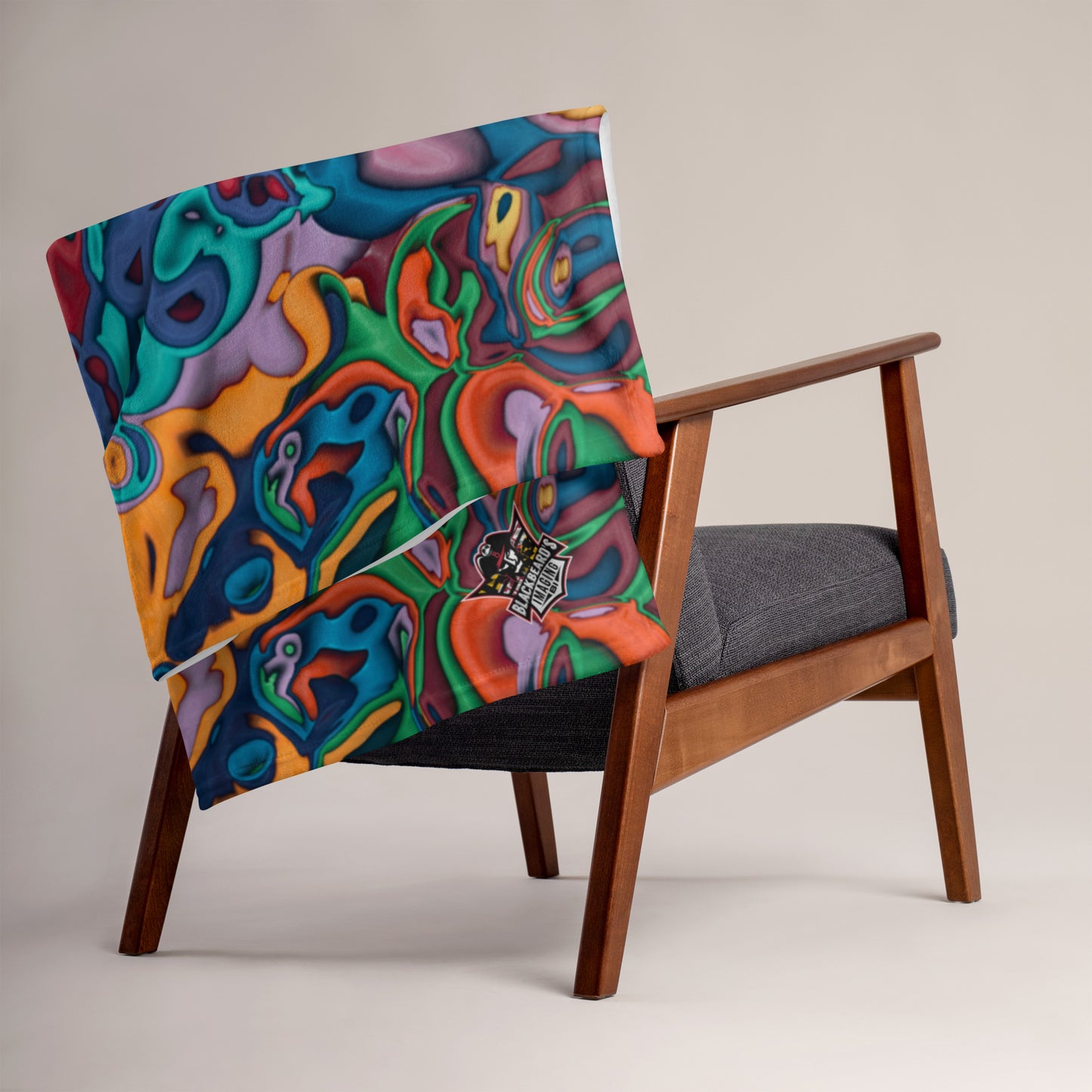 Let it Flow Throw Blanket