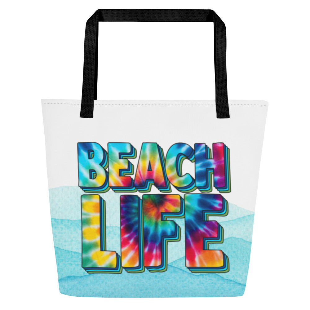 Custom Beach Tote Bag w/ Inside Pocket - Niko Le Luxe