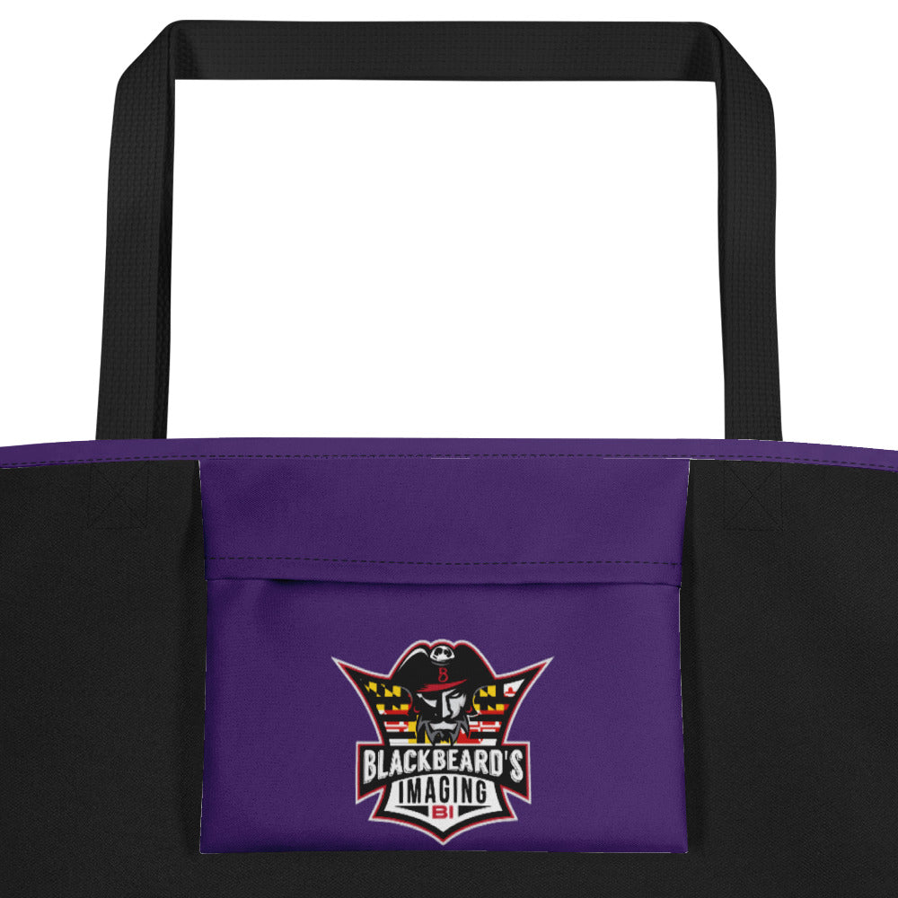 Raven Purple Tote Bag