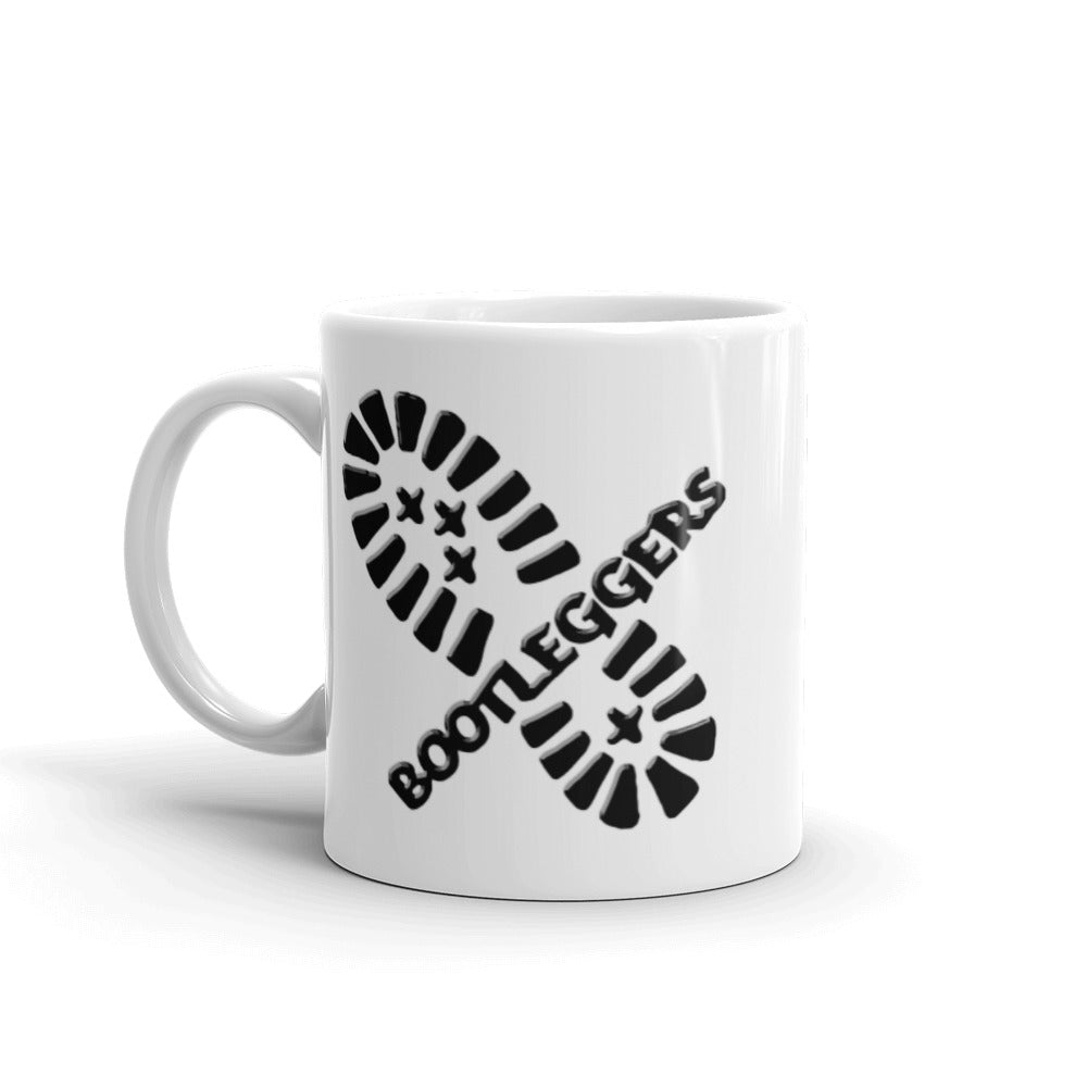Bootlegger White glossy mug