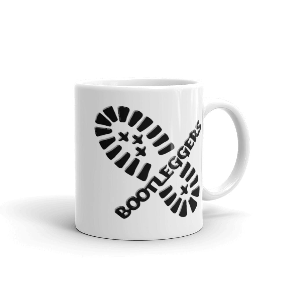 Bootlegger White glossy mug