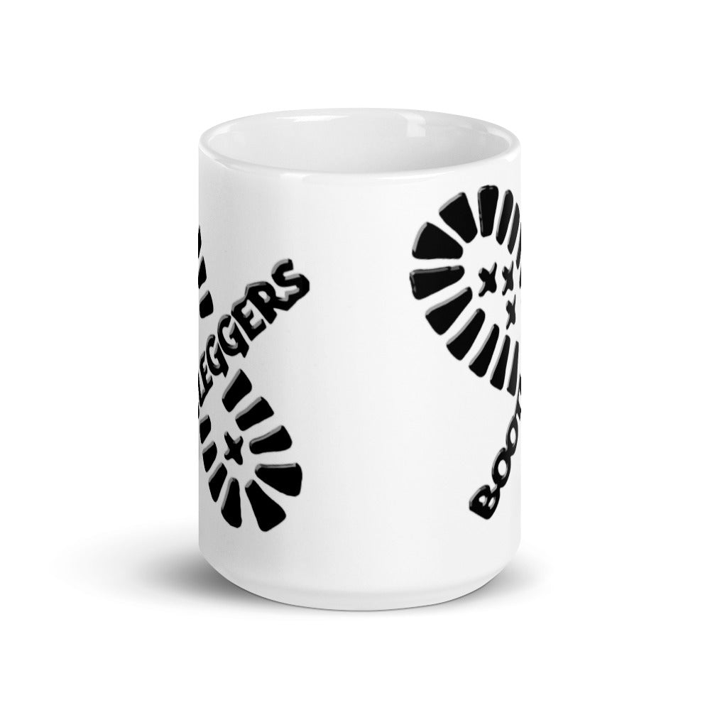 Bootlegger White glossy mug