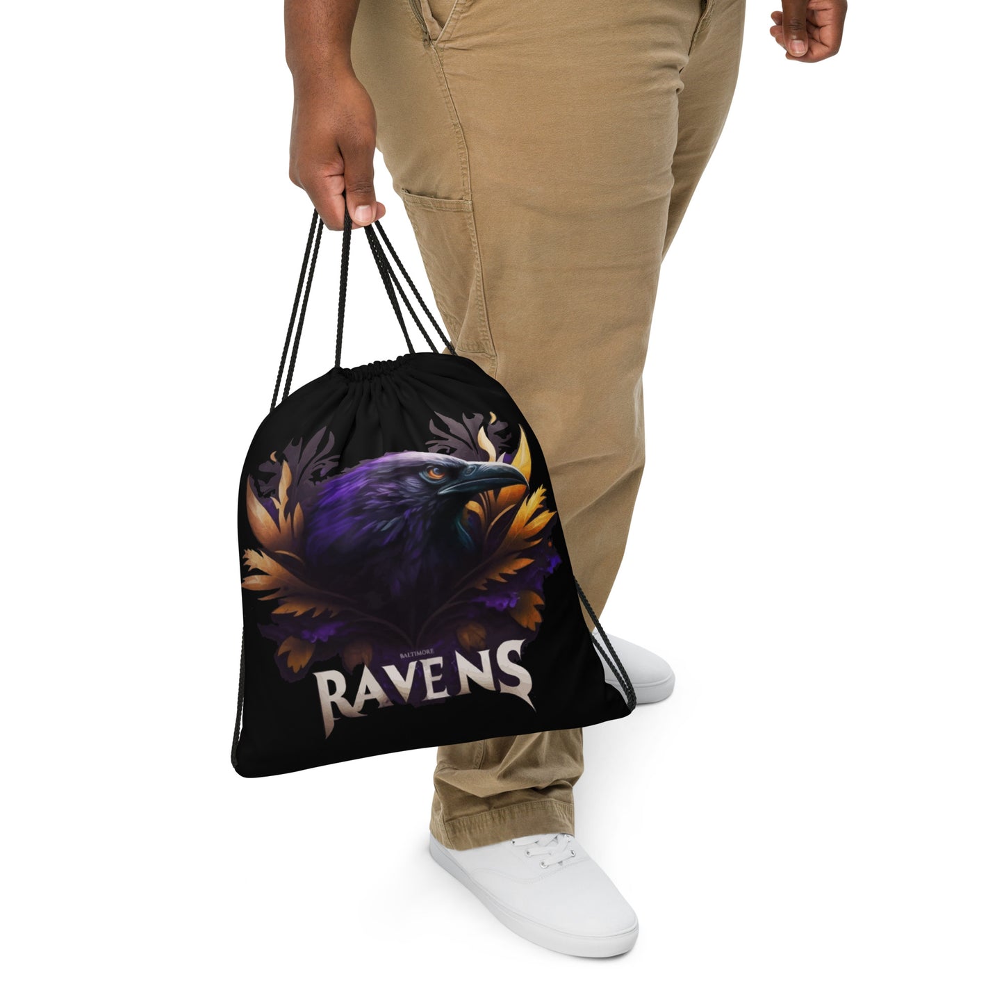 Ravens Drawstring Bag
