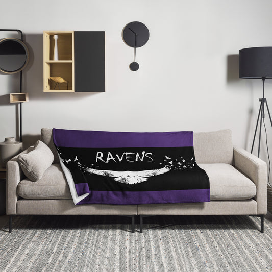 Ravens Throw Blanket