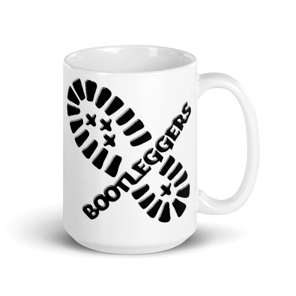 Bootlegger White glossy mug